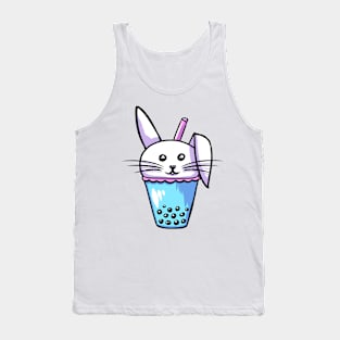 Cute Bunny Bubble Tea Tank Top